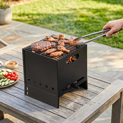 3 in 1 Portable Wood Fired Outdoor Pizza Oven with Handles