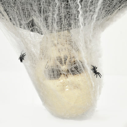 5.5ft Animated Halloween Decoration Hanging Mummy with Spider Web