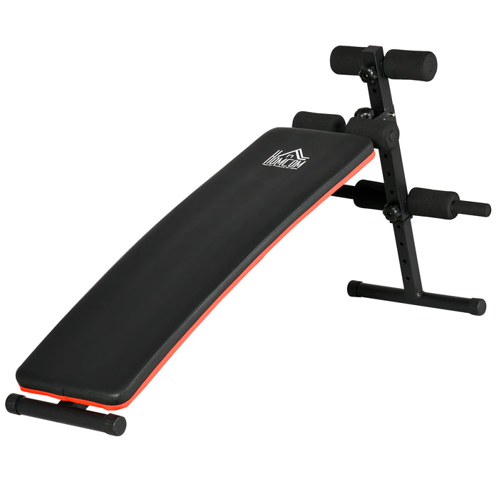 Steel Foldable Home Sit-Up Bench Red/Black