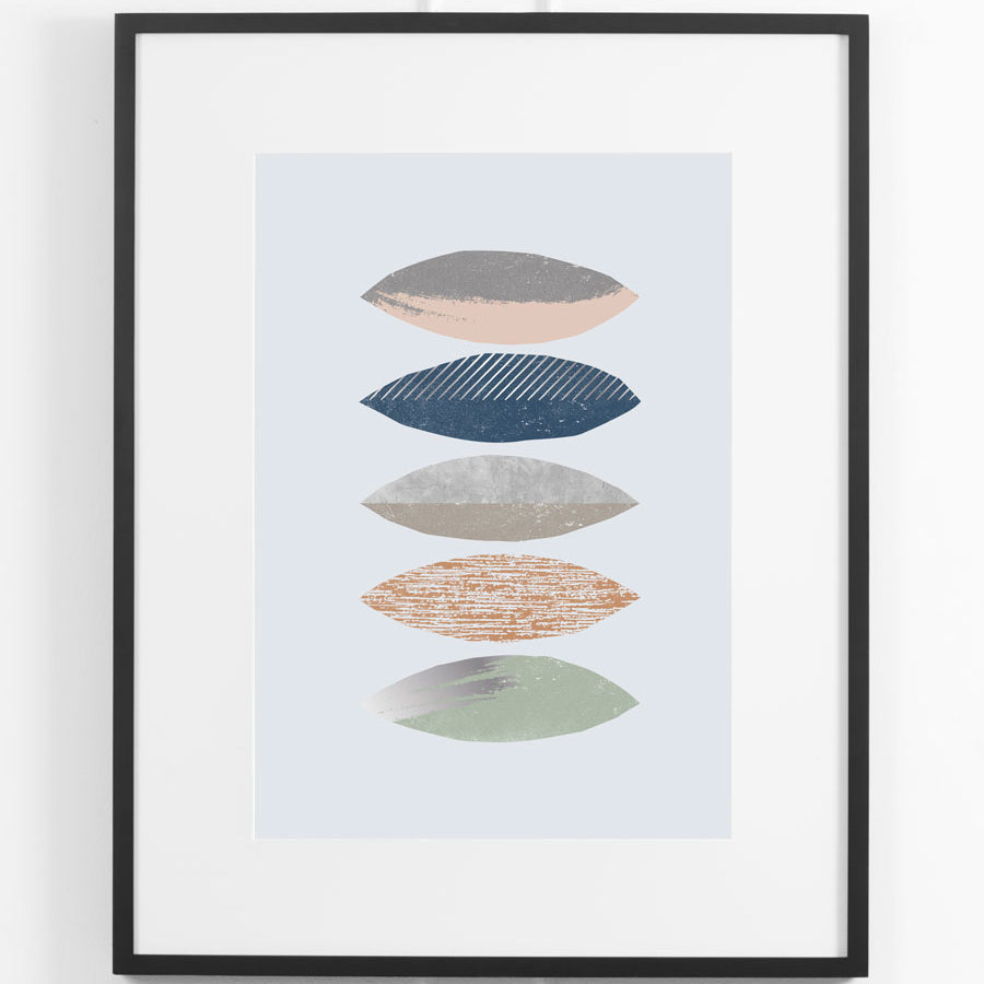 Silver Ash No.2 Wall Art - Black Frame