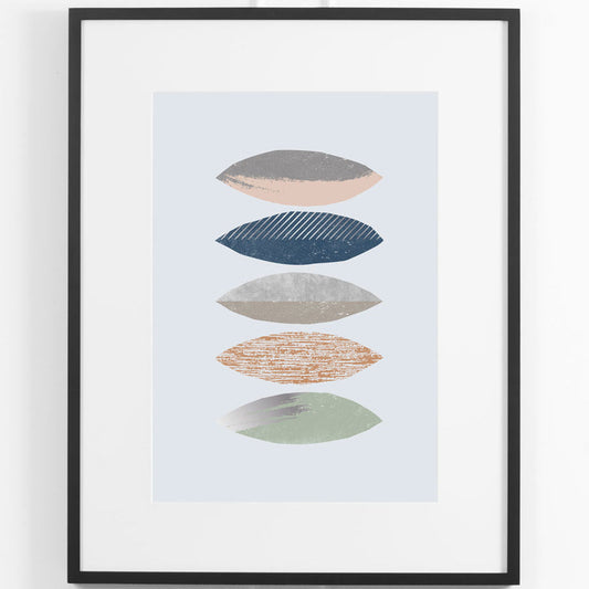 Silver Ash No.2 Wall Art - Black Frame