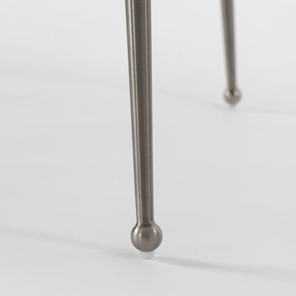 Mason Dining Table – Brushed Silver Legs