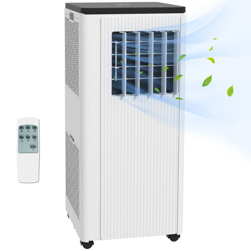 7,000 BTU Mobile Air Conditioner, 15m², Smart Home WiFi, with Dehumidifier, Fan, 24H Timer, Window Kit, White