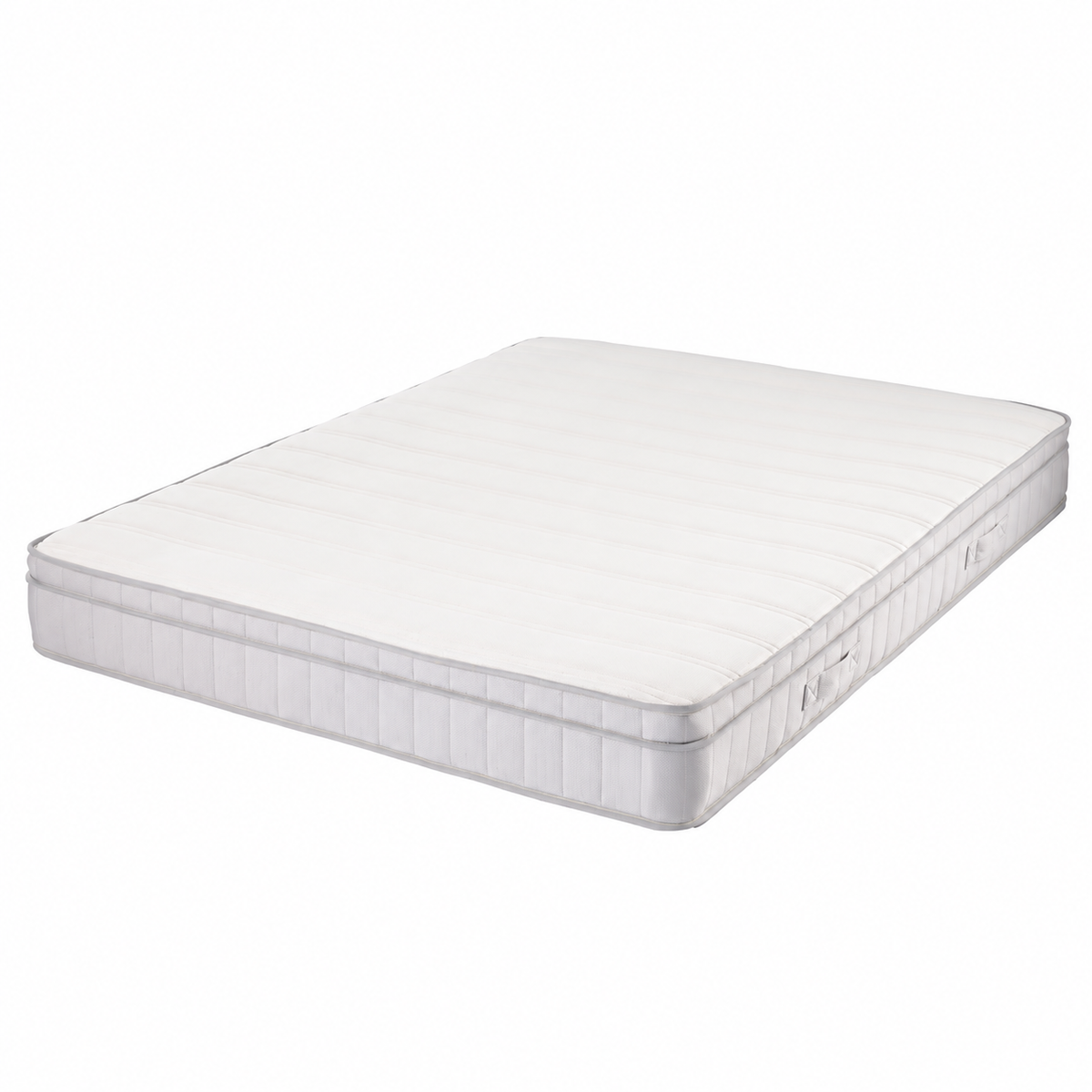 Comfort Super King Medium-Firm Pocket Spring Mattress with Protector and Sheet Clips