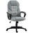 Executive Office Chair High Back Computer Chair with Armrests Grey