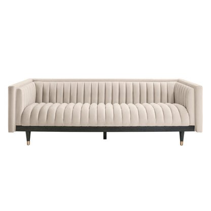 Metz Three Seater Sofa - Chalk