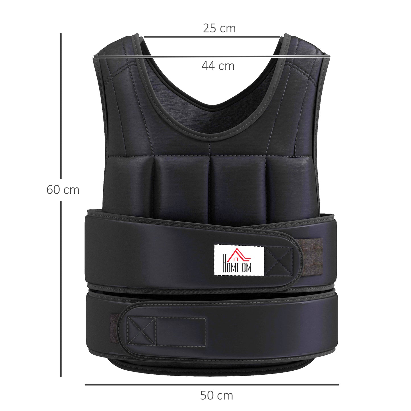 10KGS Adjustable Weight Vest Running Gym Training Weight Loss, Black