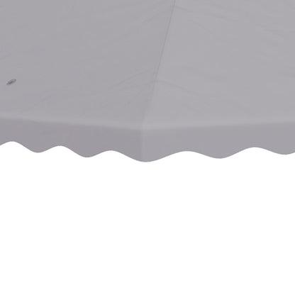 3 x 3 (m) Gazebo Canopy Replacement Covers, 2-Tier Gazebo Roof Replacement (TOP ONLY), Grey