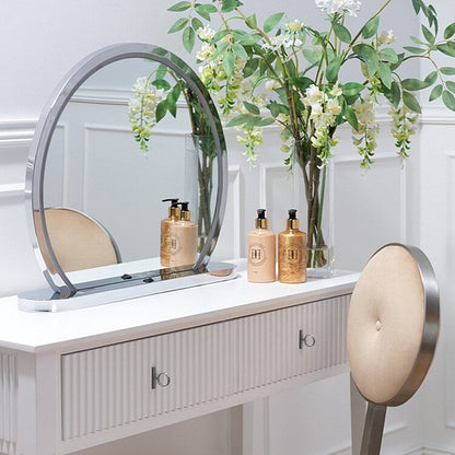 Elara Silver Dressing Mirror