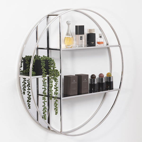 Elise Mirrored Wall Shelf