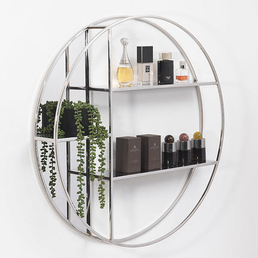 Elise Mirrored Wall Shelf