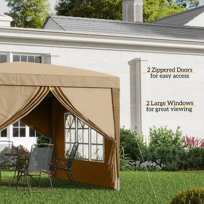 3x3(m) Pop Up Gazebo Party Tent Canopy Marquee with Storage Bag