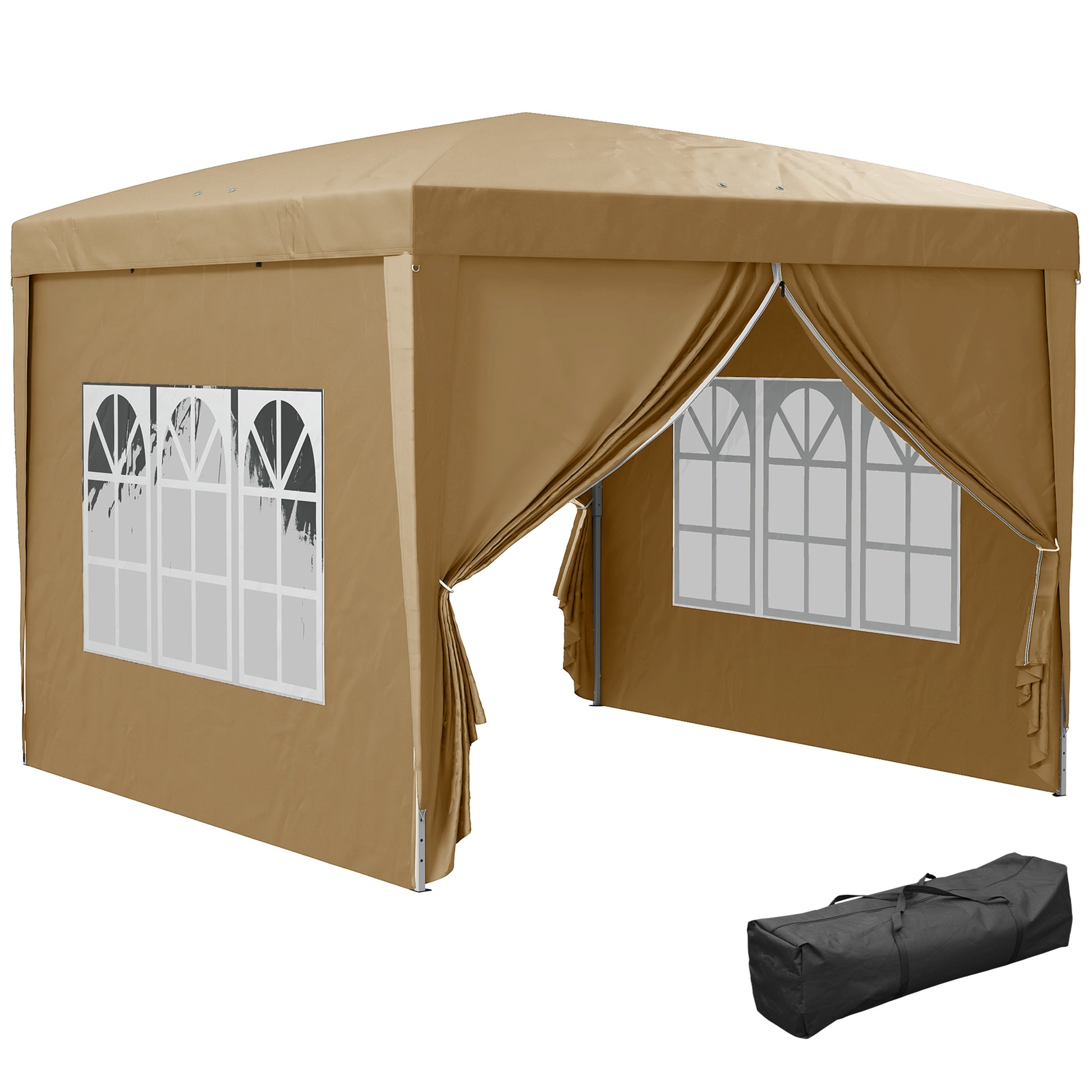 party tent 3x3 3x3(m) Pop Up Gazebo Party Tent Canopy Marquee with Storage Bag – QuidsIn Superstore