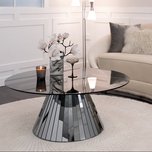 Emmeline Smoked Mirror Coffee Table