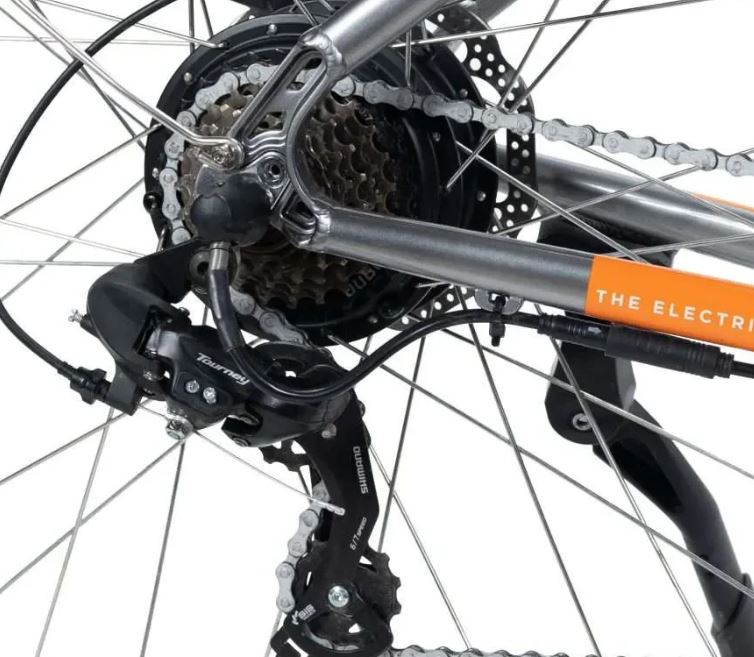 Emu Evo Step Through Hybrid Electric Bike E-Bike 10.4Ah Battery 700c Wheels Grey