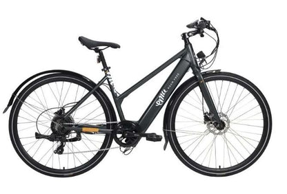 EMU Evo Step Through 700c Wheel Electric Bike Metallic Grey 10.4Ah