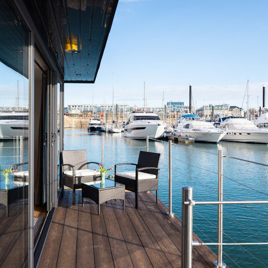 A One-of-a-Kind Jersey Escape - Floating Marina Pods with Harbour Views from £459