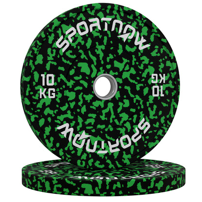 Olympic Weight Plates with 5cm Holes, for Weight Lifting, 2 x 10kg