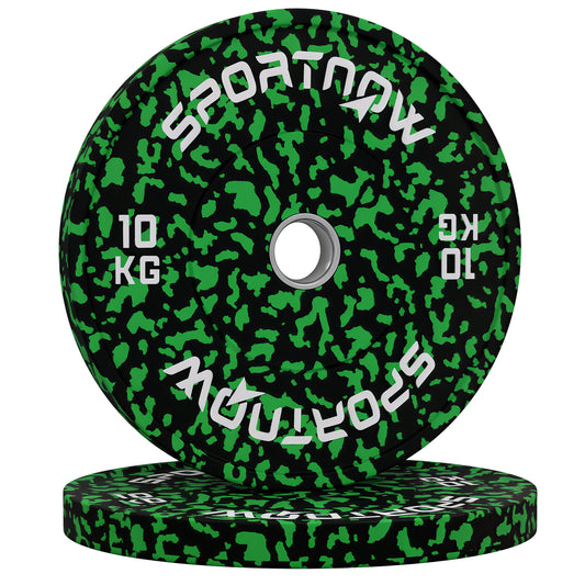 Olympic Weight Plates with 5cm Holes, for Weight Lifting, 2 x 10kg