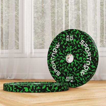 Olympic Weight Plates with 5cm Holes, for Weight Lifting, 2 x 10kg