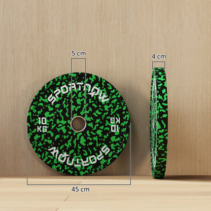 Olympic Weight Plates with 5cm Holes, for Weight Lifting, 2 x 10kg