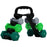 Dumbbells Set with Carry Storage Rack, 2 x 1kg, 2 x 2kg, 2 x 3kg