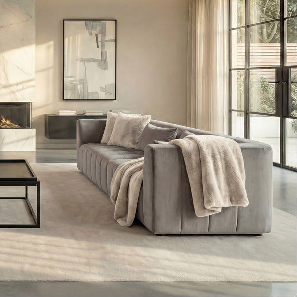 Essen Three Seat Sofa – Dove Grey