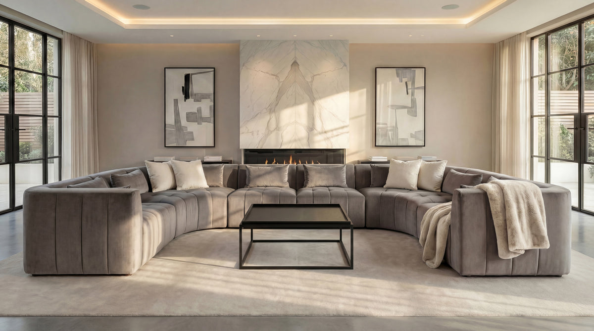 Essen Lounge Suite – Dove Grey