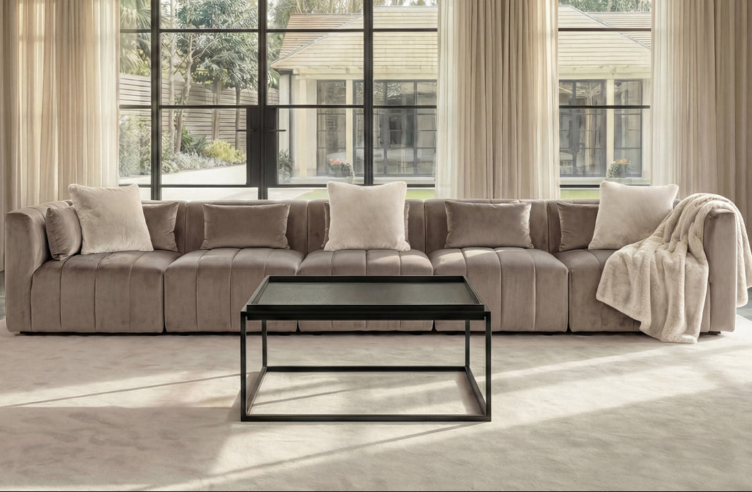 Essen Five Seat Sofa – Taupe