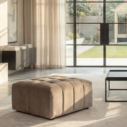 Essen ottoman - Taupe