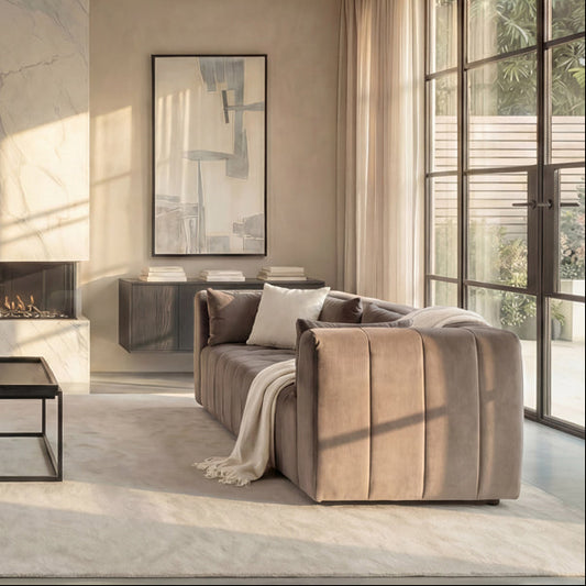 Essen Three Seat Sofa – Taupe