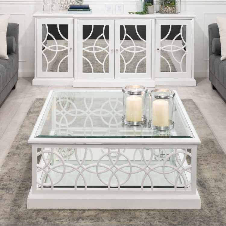 Etienne White Coffee Table