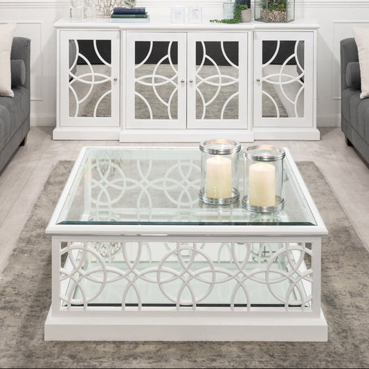 Etienne White Coffee Table