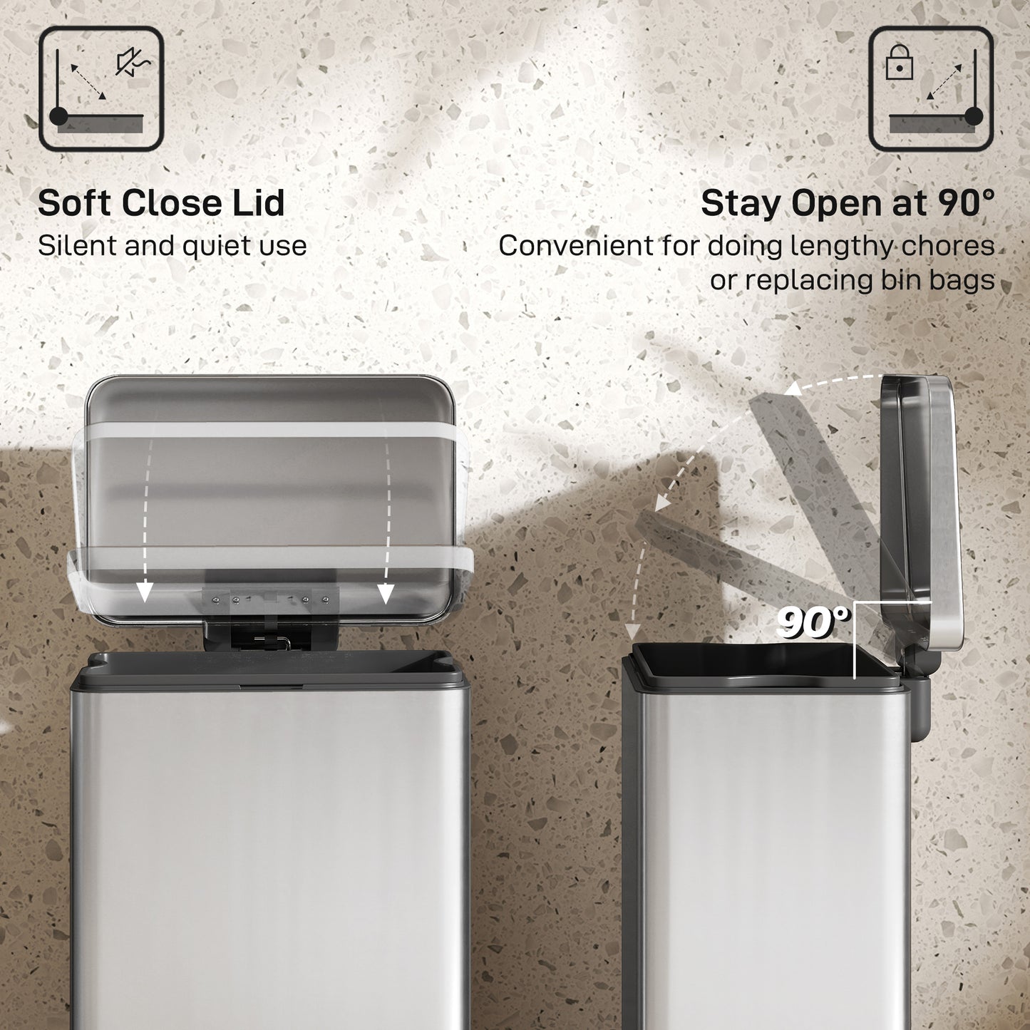 Bathroom Wall Cabinet, Medicine Cabinet with Open Compartments, Shelf