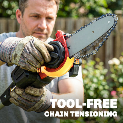 Cordless Pole Chainsaw, 1.94m/2.56m Electric Chainsaw