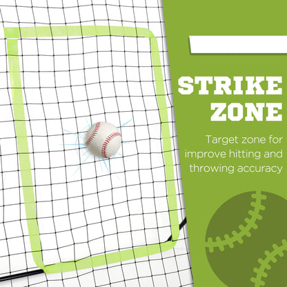 Rebounder Net Kids Adults Baseball Softball Training Aid Goal Play