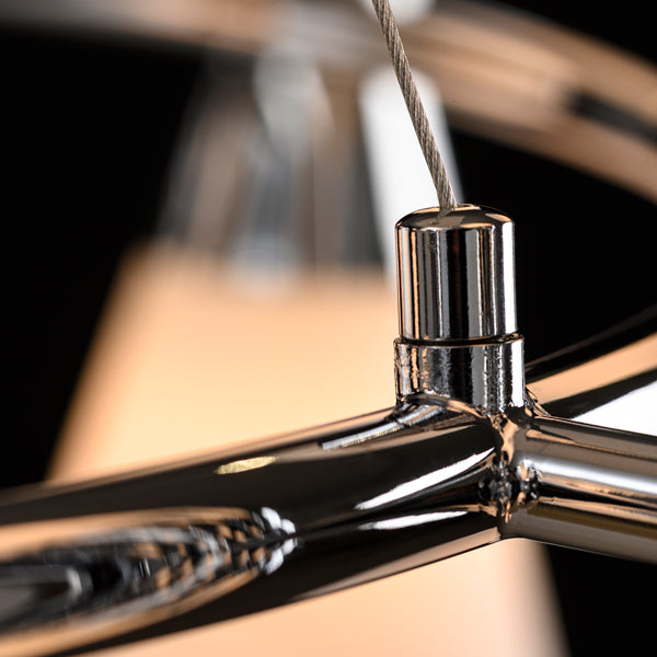 Camille Chandelier Chrome