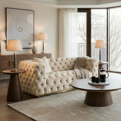 Frankfurt Two Seat Sofa - Chalk