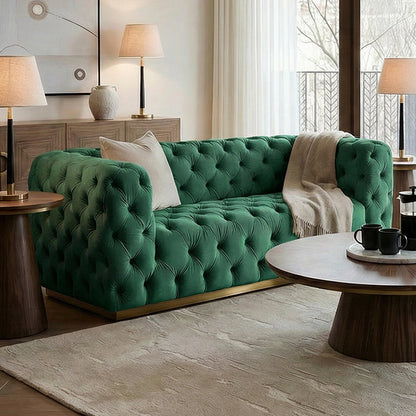 Frankfurt Two Seat Sofa - Bottle Green