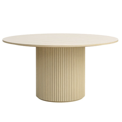 Ophelia Washed Grey Oak Circular Dining Table