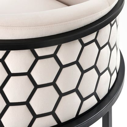 Alveare Counter Stool Black - Chalk