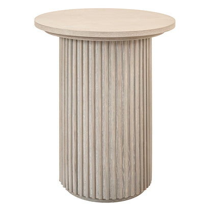 Ophelia Washed Grey Oak Side Table
