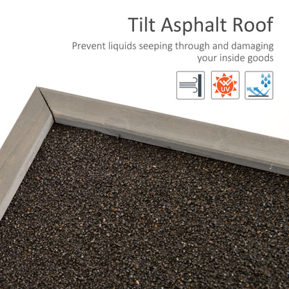 Garden Storage Shed 87L x 46.5W x 96.5Hcm