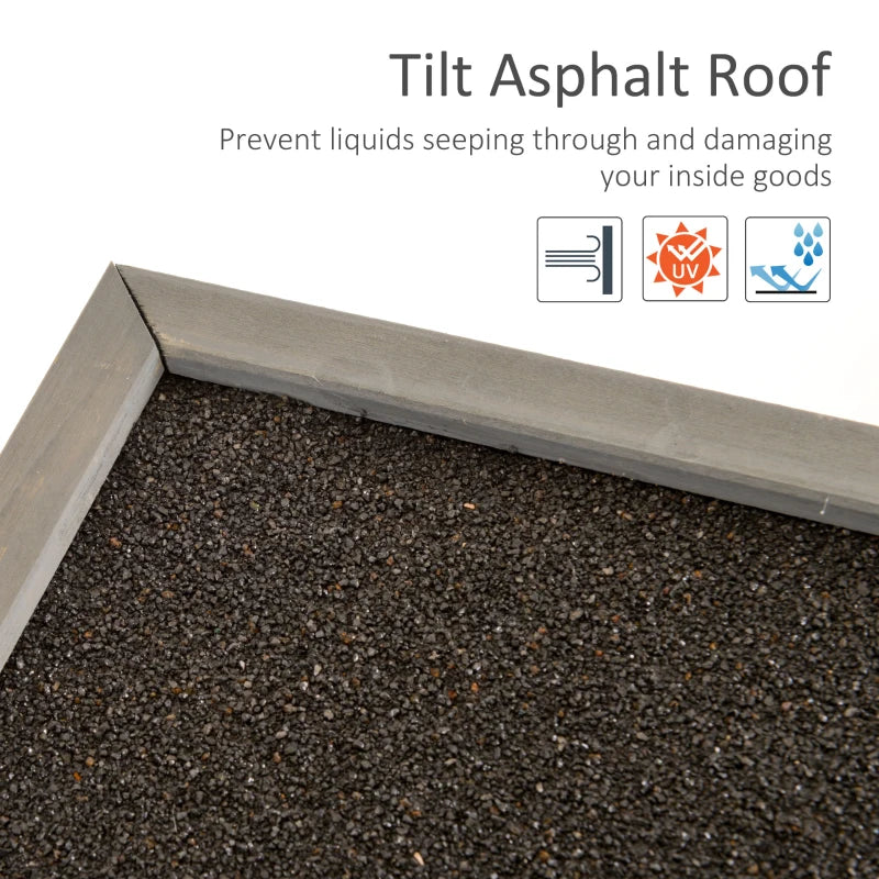 Garden Storage Shed 87L x 46.5W x 96.5Hcm