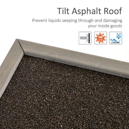 Garden Storage Shed 87L x 46.5W x 96.5Hcm