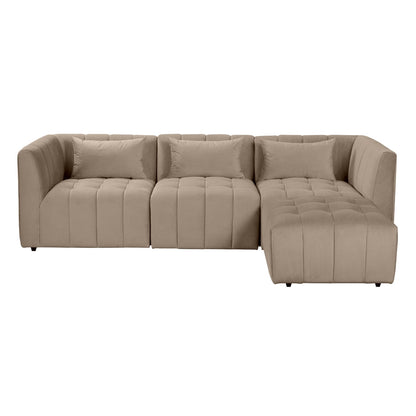 Essen Three Seat Corner Sofa – Taupe