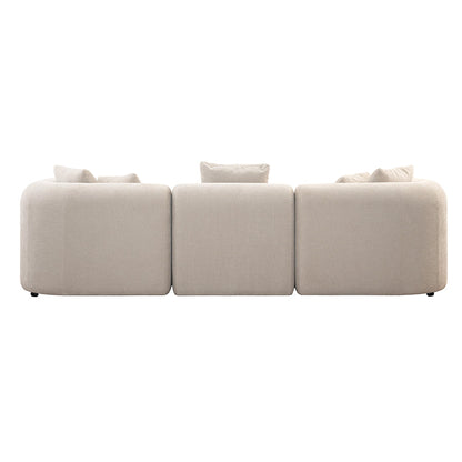 Dune Three Seat Sofa – Parchment