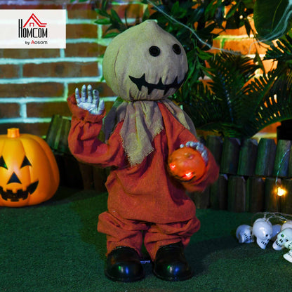 80cm Outdoor Halloween Witch Prop Decoration with Light Up Eyes