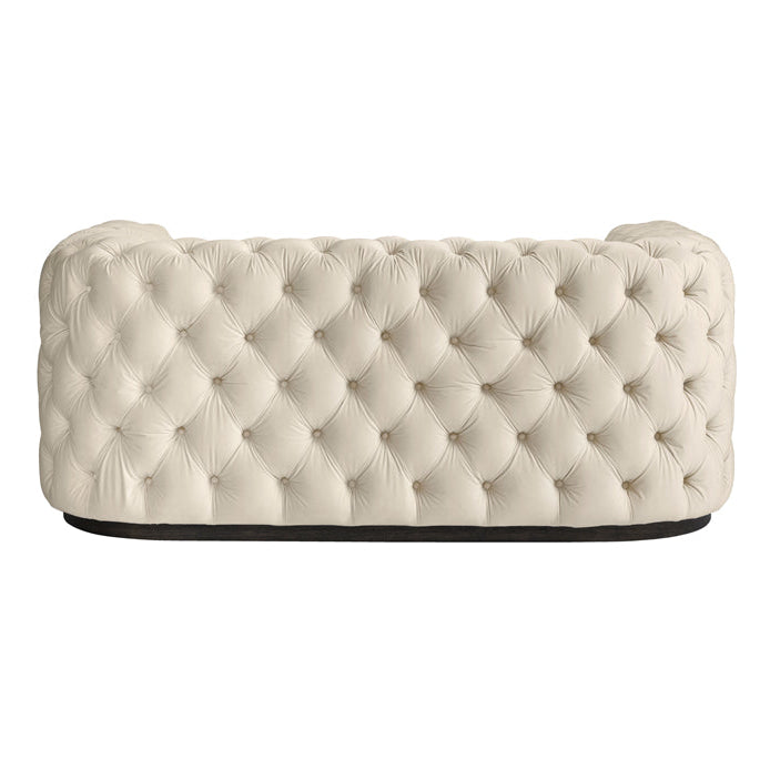 Frankfurt Two Seat Sofa – Chalk – Black Base