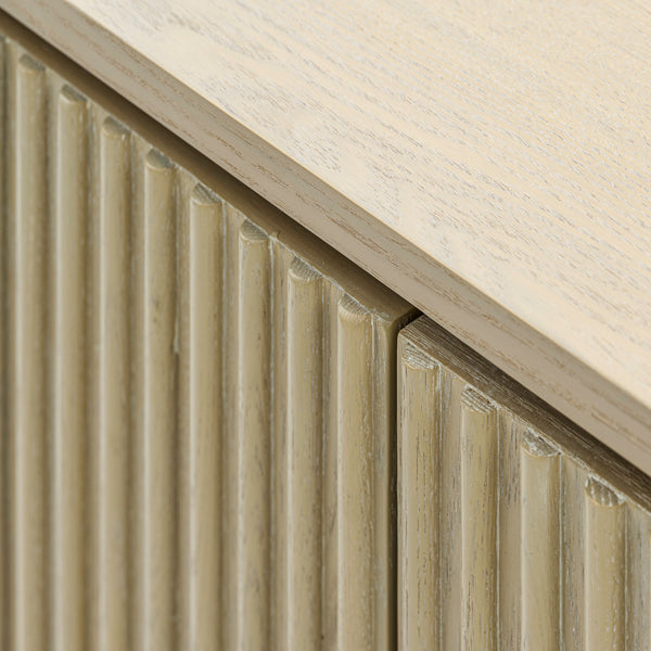 Ophelia Washed Grey Oak Sideboard Table